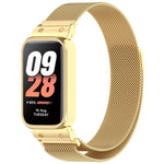 Cornice per orologio xDfind con cinturino magnetico in metallo integrato., For Xiaomi Band 10 Pro/9 Pro/Redmi Watch 6/5/4, For Redmi Watch 5 / Watch 4, For Redmi Band 3 / Xiaomi Smart Band 9 Active, For Redmi Band 2 / Xiaomi Smart Band 8 Active