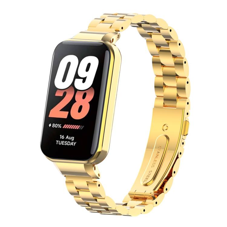 Cinturino in metallo con tre perline integrate per orologio xDfind, For Xiaomi Band 10 Pro/9 Pro/Redmi Watch 6/5/4, For Redmi Watch 5, For Redmi Band 3 / Xiaomi Smart Band 9 Active, For Redmi Watch 4, For Redmi Band 2 / Xiaomi Smart Band 8 Active      ...