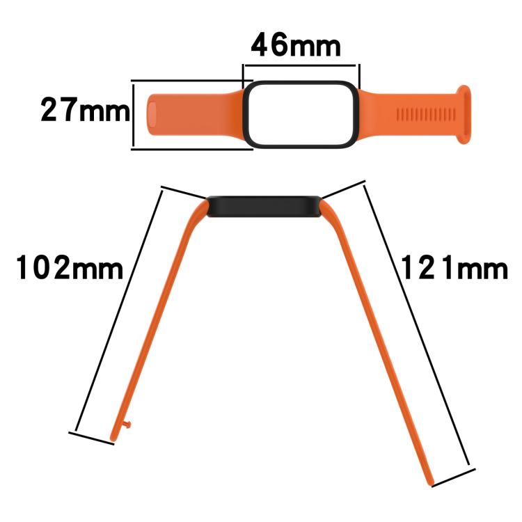 Cinturino per orologio integrato in morbido silicone xDfind, For Redmi Band 2 / Xiaomi Smart Band 8 Active