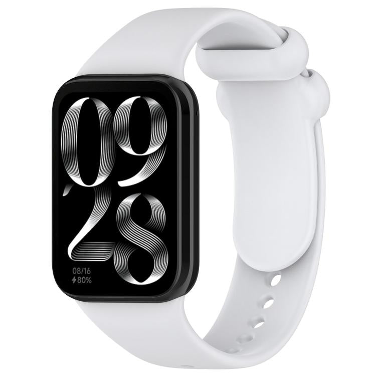 Cinturino per orologio xDfind in silicone nero tinta unita con fibbia, For Xiaomi Band 10 Pro/9 Pro/Redmi Watch 6/5/4, For Redmi Watch 6 / Watch 5 / Watch 4