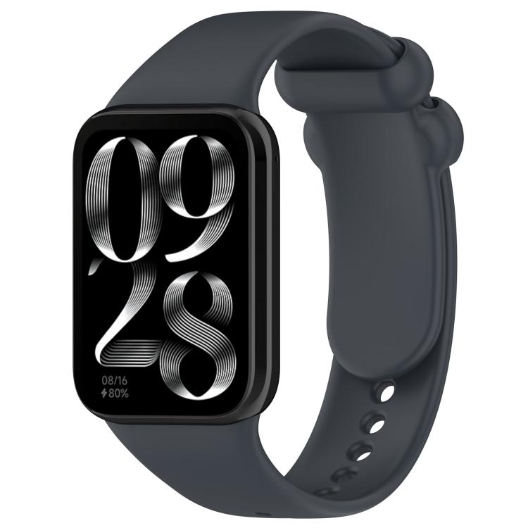 Cinturino per orologio xDfind in silicone nero tinta unita con fibbia, For Xiaomi Band 10 Pro/9 Pro/Redmi Watch 6/5/4, For Redmi Watch 6 / Watch 5 / Watch 4