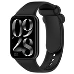 Cinturino per orologio xDfind in silicone nero tinta unita con fibbia, For Xiaomi Band 10 Pro/9 Pro/Redmi Watch 6/5/4, For Redmi Watch 6 / Watch 5 / Watch 4