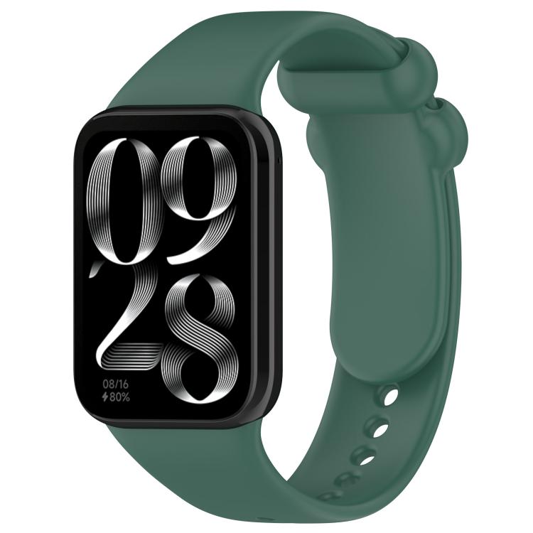 Cinturino per orologio xDfind in silicone nero tinta unita con fibbia, For Xiaomi Band 10 Pro/9 Pro/Redmi Watch 6/5/4, For Redmi Watch 6 / Watch 5 / Watch 4
