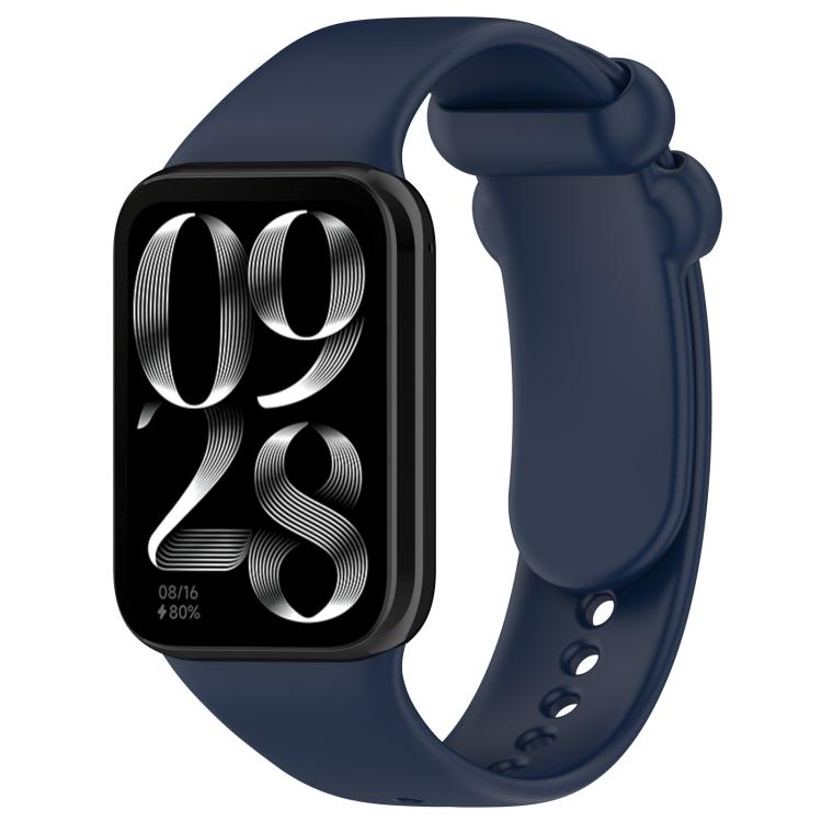 Cinturino per orologio xDfind in silicone nero tinta unita con fibbia, For Xiaomi Band 10 Pro/9 Pro/Redmi Watch 6/5/4, For Redmi Watch 6 / Watch 5 / Watch 4
