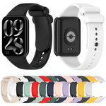 Cinturino per orologio xDfind in silicone nero tinta unita con fibbia, For Xiaomi Band 10 Pro/9 Pro/Redmi Watch 6/5/4, For Redmi Watch 6 / Watch 5 / Watch 4