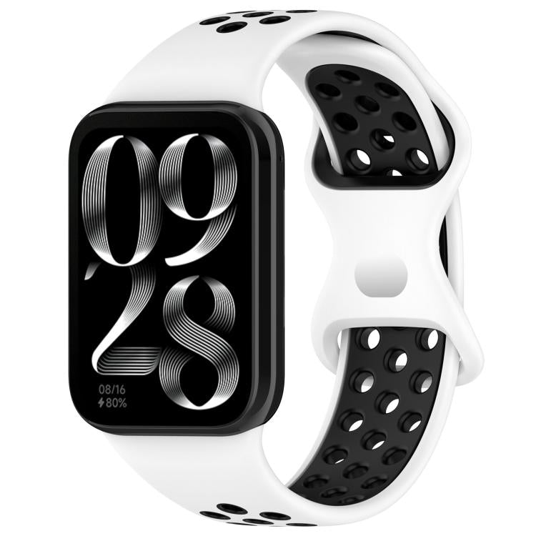 Cinturino per orologio in silicone con fibbia a farfalla bicolore xDfind, For Xiaomi Band 10 Pro/9 Pro/Redmi Watch 6/5/4, For Redmi Watch 5 / Redmi Watch 4