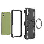 Custodia per telefono antiurto con anello magnetico Butterfly Armor MagSafe., For Samsung Galaxy A05 4G, For Samsung Galaxy A25 5G, For Samsung Galaxy A23