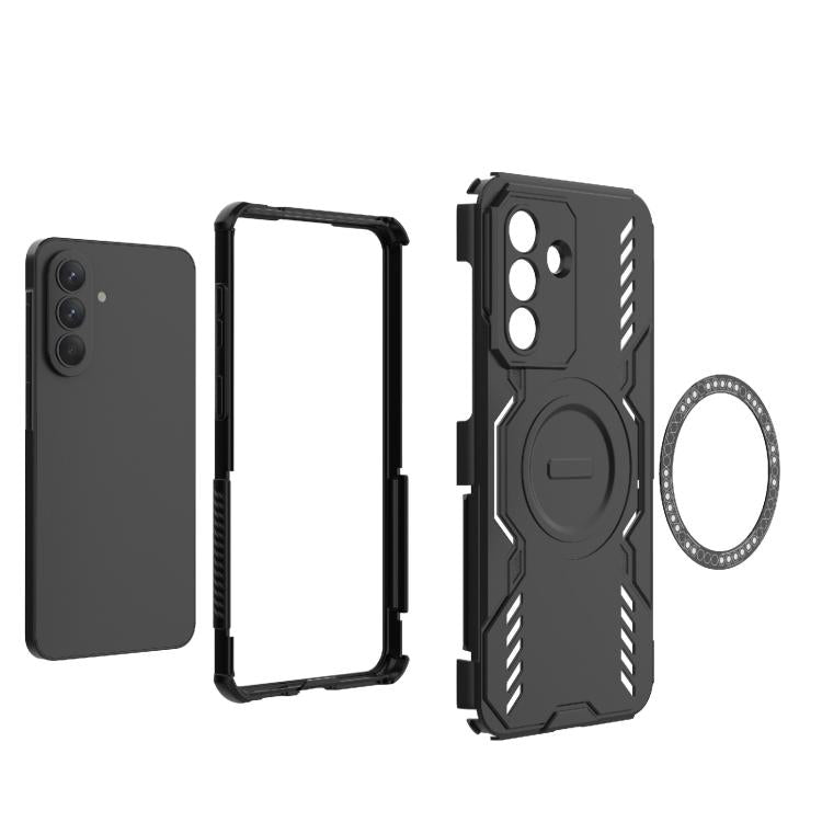 Custodia per telefono antiurto con anello magnetico Butterfly Armor MagSafe., For Samsung Galaxy A57 5G, For Samsung Galaxy A37 5G, For Galaxy A27 5G, For Samsung Galaxy A07 4G