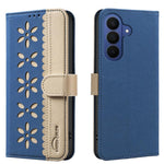 Custodia per telefono in pelle con motivo floreale traforato e protezione RFID., For Samsung Galaxy A37 5G, For Samsung Galaxy A27 5G, For Samsung Galaxy A06, For Samsung Galaxy A36 5G / A56 5G