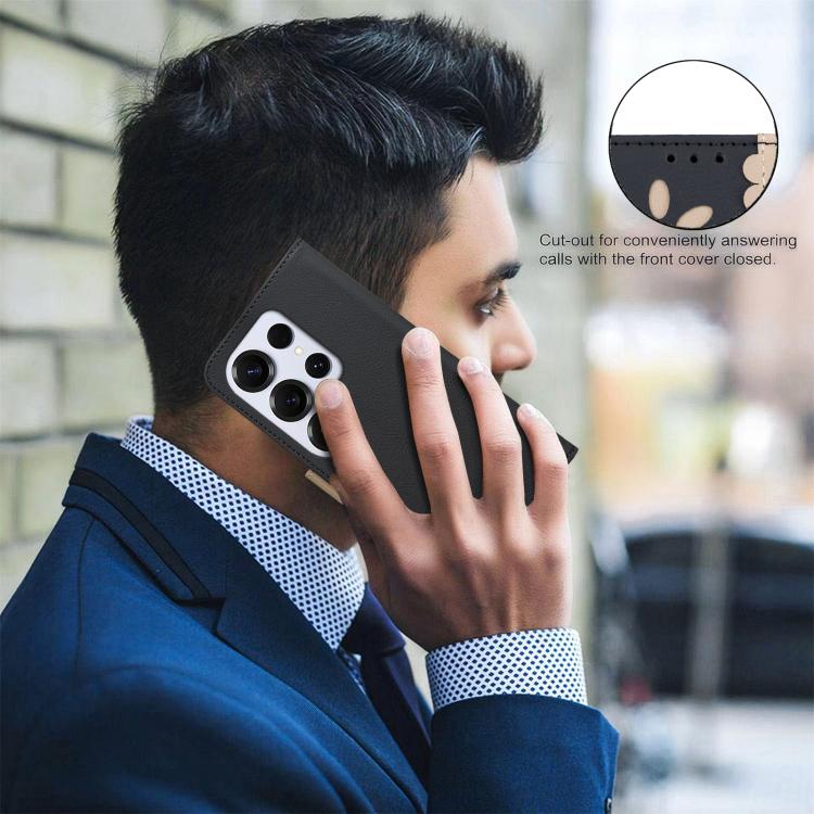 Custodia per telefono in pelle con motivo floreale traforato e protezione RFID., For Samsung Galaxy S24 Ultra 5G, For Samsung Galaxy S23 FE 5G, For Samsung Galaxy S23 Ultra 5G, For Samsung Galaxy S23+ 5G