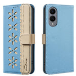 Custodia per telefono in pelle con motivo floreale traforato e protezione RFID., For Samsung Galaxy S25 Edge 5G, For Samsung Galaxy S25 / S24 5G, For Samsung Galaxy S25+ / S24+ 5G, For Samsung Galaxy S25 Ultra 5G