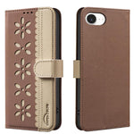 Custodia per telefono in pelle con motivo floreale traforato e protezione RFID., For iPhone 18 Pro/17 Pro, For iPhone 18 Pro Max/17 Pro Max, For iPhone 16e / 17e, For iPhone 17