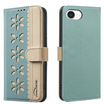 Custodia per telefono in pelle con motivo floreale traforato e protezione RFID., For iPhone 18 Pro/17 Pro, For iPhone 18 Pro Max/17 Pro Max, For iPhone 16e / 17e, For iPhone 17