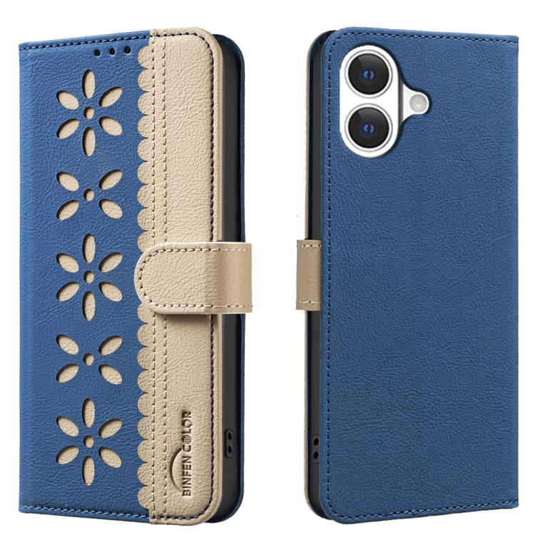 Custodia per telefono in pelle con motivo floreale traforato e protezione RFID., For iPhone 18 Pro/17 Pro, For iPhone 18 Pro Max/17 Pro Max, For iPhone 16e / 17e, For iPhone 17