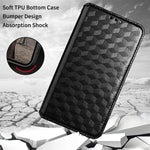 Custodia per telefono in pelle con texture a griglia cubica., For Samsung Galaxy S20 Ultra 5G, For Samsung Galaxy S20, For Samsung Galaxy S20+