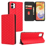 Custodia per telefono in pelle con texture a griglia cubica., For Samsung Galaxy A34 5G, For Samsung Galaxy A54 5G, For Samsung Galaxy A23e / A23s, For Samsung Galaxy A04 4G / M13 5G