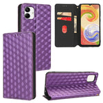 Custodia per telefono in pelle con texture a griglia cubica., For Samsung Galaxy A34 5G, For Samsung Galaxy A54 5G, For Samsung Galaxy A23e / A23s, For Samsung Galaxy A04 4G / M13 5G