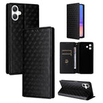 Custodia per telefono in pelle con texture a griglia cubica., For Samsung Galaxy A07 4G / 5G, For Samsung Galaxy A06 4G / 5G, For Samsung Galaxy A56 5G / A36 5G, For Samsung Galaxy A26 5G