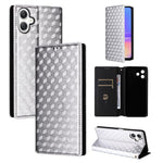 Custodia per telefono in pelle con texture a griglia cubica., For Samsung Galaxy A07 4G / 5G, For Samsung Galaxy A06 4G / 5G, For Samsung Galaxy A56 5G / A36 5G, For Samsung Galaxy A26 5G