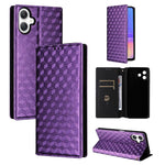 Custodia per telefono in pelle con texture a griglia cubica., For Samsung Galaxy A07 4G / 5G, For Samsung Galaxy A06 4G / 5G, For Samsung Galaxy A56 5G / A36 5G, For Samsung Galaxy A26 5G