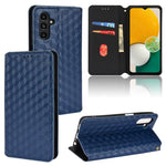 Custodia per telefono in pelle con texture a griglia cubica., For Samsung Galaxy A13 5G / A04s, For Samsung Galaxy A53 5G, For Samsung Galaxy A73 5G, For Samsung Galaxy A03 Core