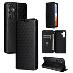 Custodia per telefono in pelle con texture a griglia cubica., For Samsung Galaxy A16 4G / 5G, For Samsung Galaxy A15 4G / 5G, For Samsung Galaxy A55 5G, For Samsung Galaxy A35 5G