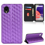 Custodia per telefono in pelle con texture a griglia cubica., For Samsung Galaxy A52 4G / 5G / A52s 5G, For Samsung Galaxy A12 / A12 Nacho / M12, For Samsung Galaxy A02s / A03s 164.2mm, For Samsung Galaxy A22 5G Japan Version