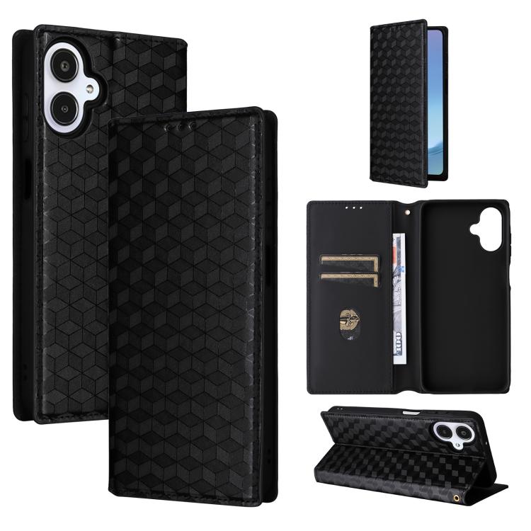 Custodia per telefono in pelle con texture a griglia cubica., For Samsung Galaxy A05, For Samsung Galaxy A25 5G Japan Version / A25e, For Samsung Galaxy A25 5G, For Samsung Galaxy A24 4G