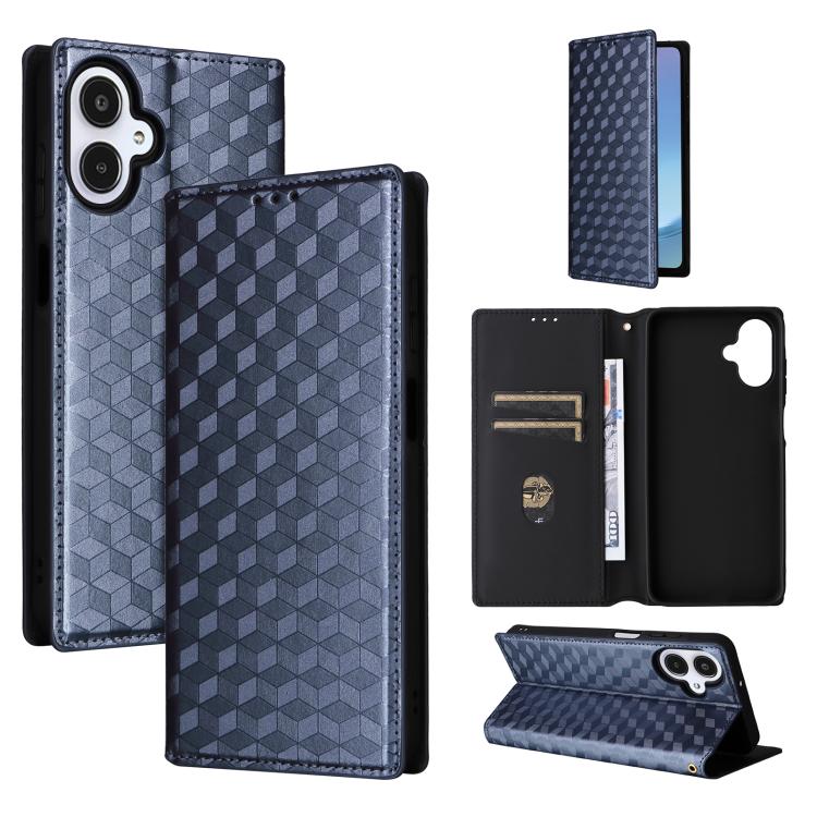 Custodia per telefono in pelle con texture a griglia cubica., For Samsung Galaxy A05, For Samsung Galaxy A25 5G Japan Version / A25e, For Samsung Galaxy A25 5G, For Samsung Galaxy A24 4G