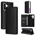 Custodia per telefono in pelle con texture a griglia cubica., For Samsung Galaxy A07 4G / 5G, For Samsung Galaxy A06 4G / 5G, For Samsung Galaxy A56 5G / A36 5G, For Samsung Galaxy A26 5G