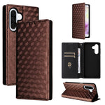 Custodia per telefono in pelle con texture a griglia cubica., For Samsung Galaxy A07 4G / 5G, For Samsung Galaxy A06 4G / 5G, For Samsung Galaxy A56 5G / A36 5G, For Samsung Galaxy A26 5G