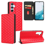 Custodia per telefono in pelle con texture a griglia cubica., For Samsung Galaxy A34 5G, For Samsung Galaxy A54 5G, For Samsung Galaxy A23e / A23s, For Samsung Galaxy A04 4G / M13 5G