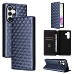 Custodia per telefono in pelle con texture a griglia cubica., For Samsung Galaxy A07 4G / 5G, For Samsung Galaxy A06 4G / 5G, For Samsung Galaxy A56 5G / A36 5G, For Samsung Galaxy A26 5G