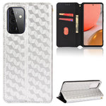 Custodia per telefono in pelle con texture a griglia cubica., For Samsung Galaxy A22 5G, For Samsung Galaxy A32 4G, For Samsung Galaxy A02 / M02, For Samsung Galaxy A72