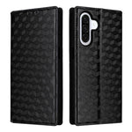 Custodia per telefono in pelle con texture a griglia cubica., For Samsung Galaxy A57 5G, For Samsung Galaxy A37 5G, For Galaxy A27 5G, For Samsung Galaxy A17 4G / 5G