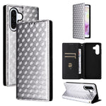 Custodia per telefono in pelle con texture a griglia cubica., For Samsung Galaxy A57 5G, For Samsung Galaxy A37 5G, For Galaxy A27 5G, For Samsung Galaxy A17 4G / 5G
