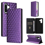 Custodia per telefono in pelle con texture a griglia cubica., For Samsung Galaxy A57 5G, For Samsung Galaxy A37 5G, For Galaxy A27 5G, For Samsung Galaxy A17 4G / 5G
