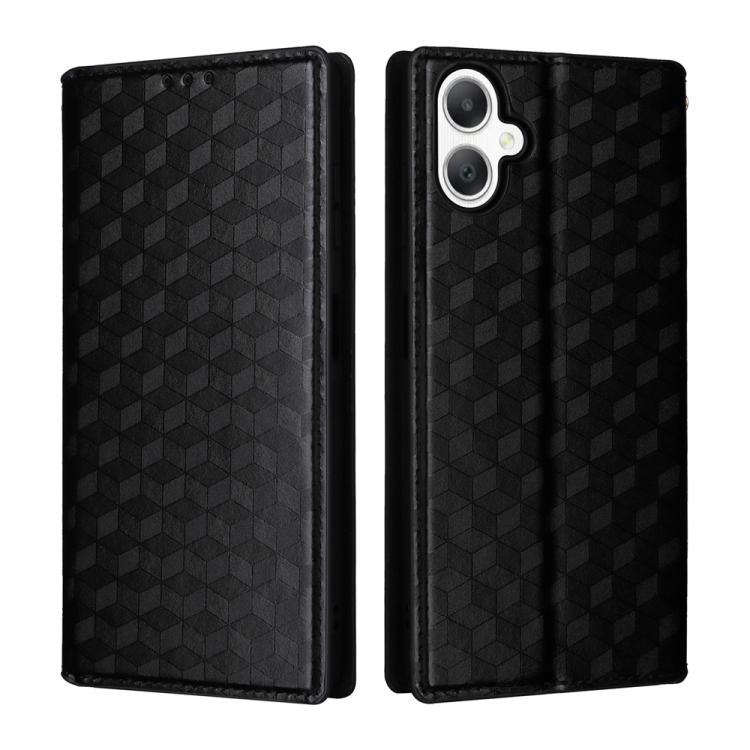 Custodia per telefono in pelle con texture a griglia cubica., For Samsung Galaxy A07 4G / 5G, For Samsung Galaxy A06 4G / 5G, For Samsung Galaxy A56 5G / A36 5G, For Samsung Galaxy A26 5G