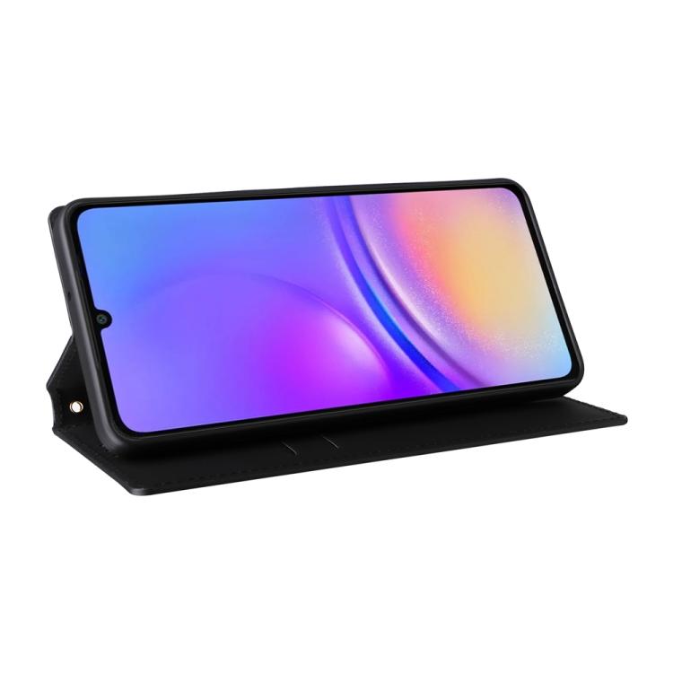 Custodia per telefono in pelle con texture a griglia cubica., For Samsung Galaxy A07 4G / 5G, For Samsung Galaxy A06 4G / 5G, For Samsung Galaxy A56 5G / A36 5G, For Samsung Galaxy A26 5G