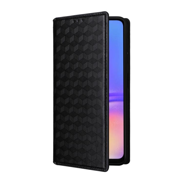 Custodia per telefono in pelle con texture a griglia cubica., For Samsung Galaxy A07 4G / 5G, For Samsung Galaxy A06 4G / 5G, For Samsung Galaxy A56 5G / A36 5G, For Samsung Galaxy A26 5G