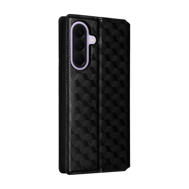 Custodia per telefono in pelle con texture a griglia cubica., For Samsung Galaxy A57 5G, For Samsung Galaxy A37 5G, For Galaxy A27 5G, For Samsung Galaxy A17 4G / 5G