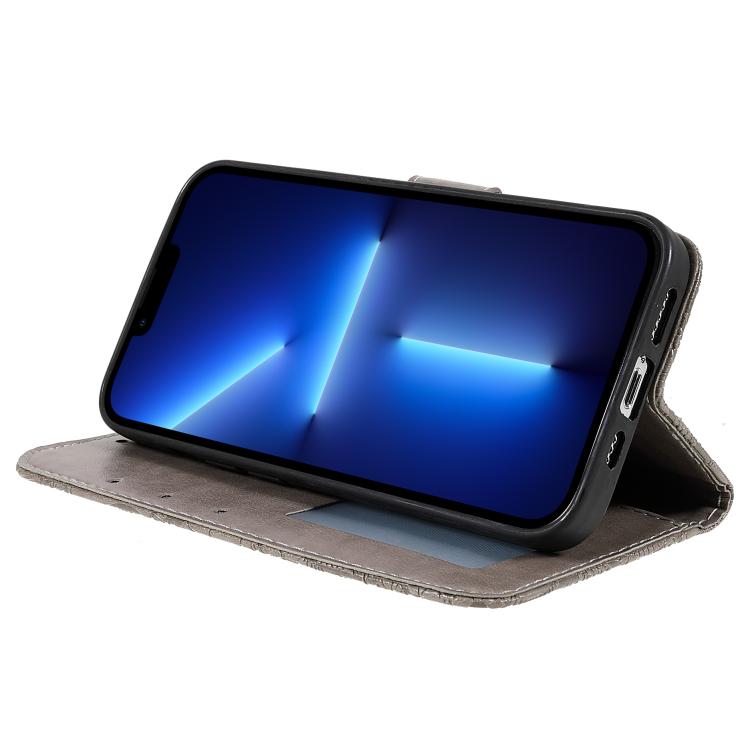 Custodia per telefono in pelle con motivo floreale in rilievo e pizzo., For Samsung Galaxy XCover7 Pro, For Samsung Galaxy XCover7