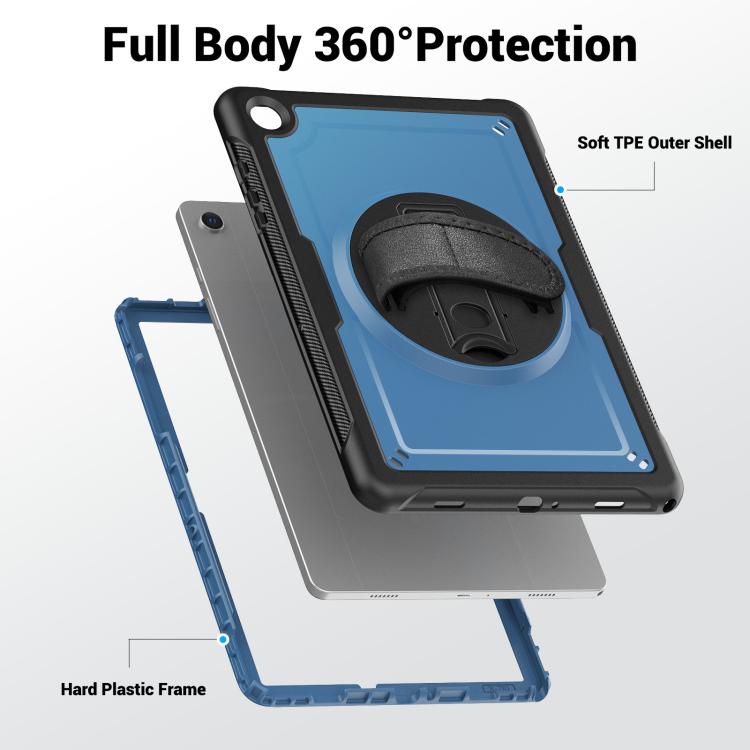 Supporto girevole con impugnatura a nido d'ape e custodia per tablet., For Samsung Galaxy Tab A11+ / A9+, For Samsung Galaxy Tab A11 / A9, For Samsung Galaxy Tab S10 Lite / S9 FE