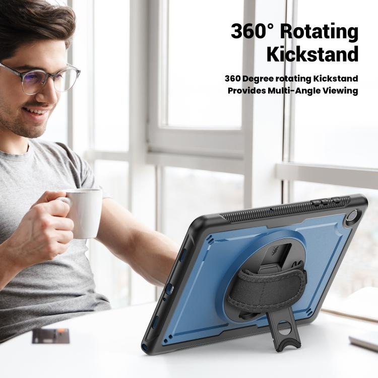 Supporto girevole con impugnatura a nido d'ape e custodia per tablet., For Samsung Galaxy Tab A11+ / A9+, For Samsung Galaxy Tab A11 / A9, For Samsung Galaxy Tab S10 Lite / S9 FE