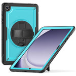 Supporto girevole con impugnatura a nido d'ape e custodia per tablet., For Samsung Galaxy Tab A11+ / A9+, For Samsung Galaxy Tab A11 / A9, For Samsung Galaxy Tab S10 Lite / S9 FE