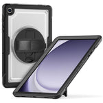 Supporto girevole con impugnatura a nido d'ape e custodia per tablet., For Samsung Galaxy Tab A11+ / A9+, For Samsung Galaxy Tab A11 / A9, For Samsung Galaxy Tab S10 Lite / S9 FE