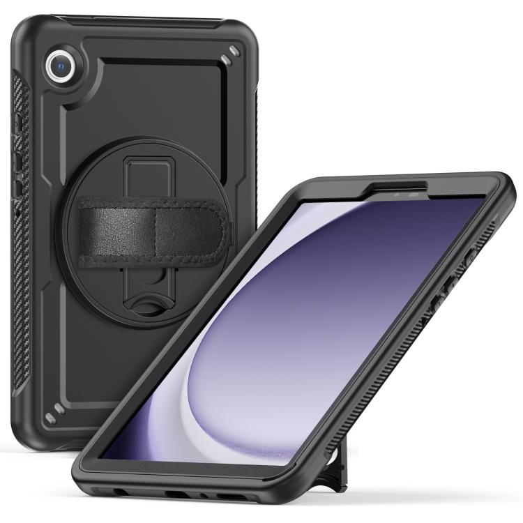 Supporto girevole con impugnatura a nido d'ape e custodia per tablet., For Samsung Galaxy Tab A11+ / A9+, For Samsung Galaxy Tab A11 / A9, For Samsung Galaxy Tab S10 Lite / S9 FE