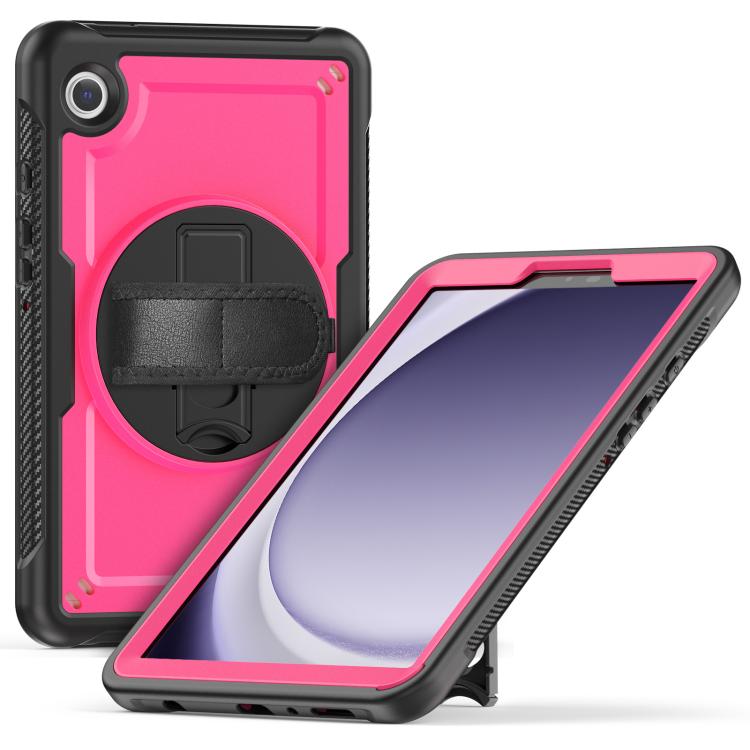 Supporto girevole con impugnatura a nido d'ape e custodia per tablet., For Samsung Galaxy Tab A11+ / A9+, For Samsung Galaxy Tab A11 / A9, For Samsung Galaxy Tab S10 Lite / S9 FE