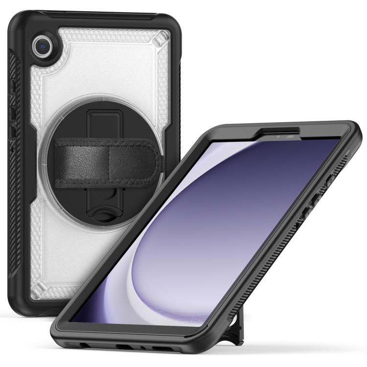 Supporto girevole con impugnatura a nido d'ape e custodia per tablet., For Samsung Galaxy Tab A11+ / A9+, For Samsung Galaxy Tab A11 / A9, For Samsung Galaxy Tab S10 Lite / S9 FE