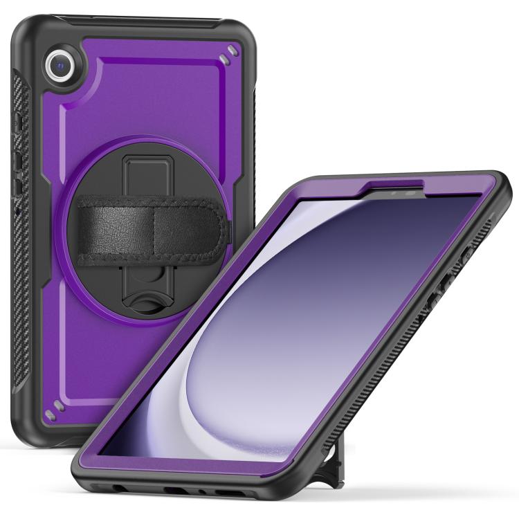 Supporto girevole con impugnatura a nido d'ape e custodia per tablet., For Samsung Galaxy Tab A11+ / A9+, For Samsung Galaxy Tab A11 / A9, For Samsung Galaxy Tab S10 Lite / S9 FE